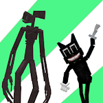 Cover Image of ダウンロード Siren Head and Cartoon Cat Mod For Minecraft 0.1.0 APK