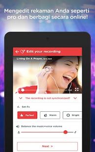  Red Karaoke Nyanyikan & Rekam- gambar mini tangkapan layar  