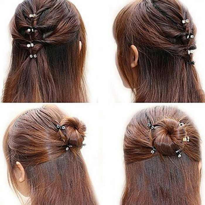 4 different styles with claw clip