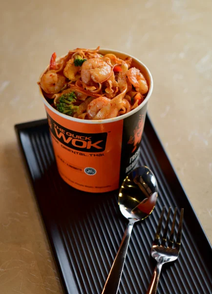 Spicy Exotic Flat Noodles Prawns Box