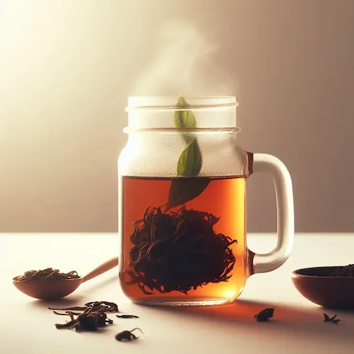 Hot Oolong Tea [450 Ml, Mason Jar]