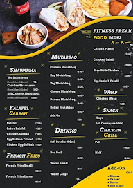 Feast Freaks menu 1