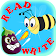 Kids reading and writing icon