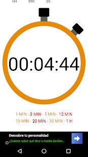 Cronómetro Temporizador Screenshot