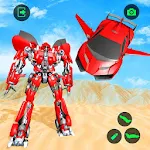 Cover Image of Tải xuống Flying Car- Robot Transformation Simulator  APK