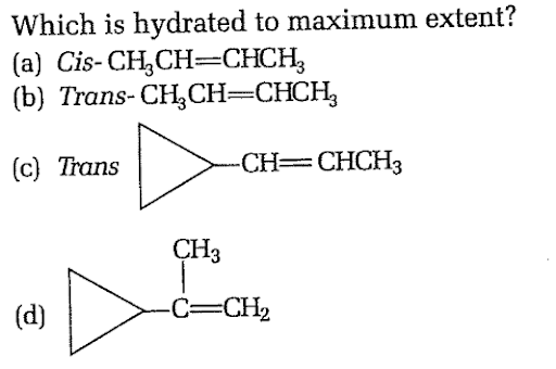 Chemical reactions of alkenes