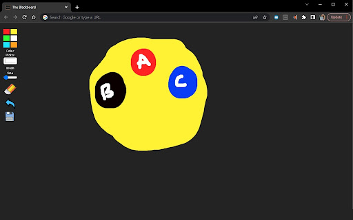 The BlackBoard - New Tab Drawing Tool