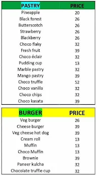 Cake Time Bakery & Confectionery menu 2