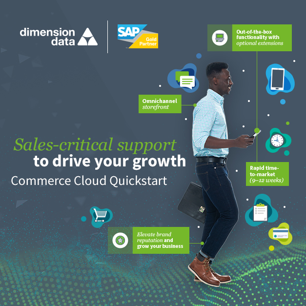 Commerce Cloud Quickstart is a ready-to-use, out-of-the-box e-commerce platform. Picture: DIMENSION DATA