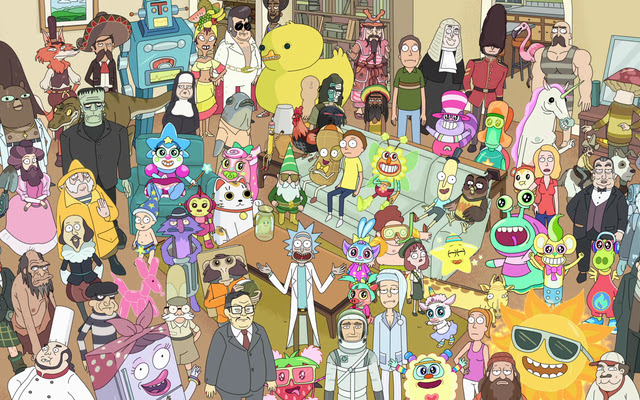 Rick Sanchez Morty Smith Desktop Wallpaper Hi