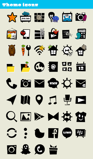Screenshot Graffiti Characters Theme