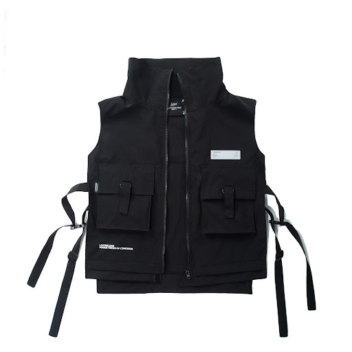 Title 5, Mens reflective multi-pocket tooling zipper vest