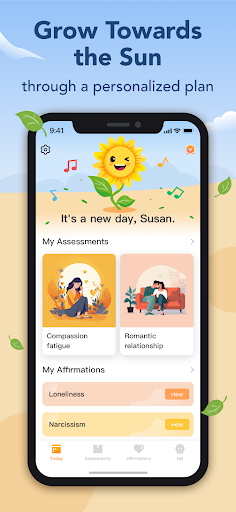 Screenshot Sola, Mental Health &Self-care