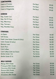 The Green Vegetarian menu 4