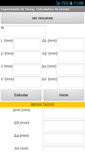 Calculadora de errores - náhled