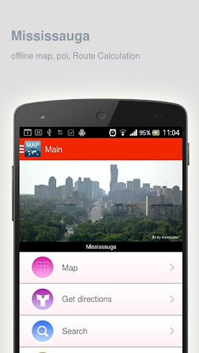 Mississauga Map offline