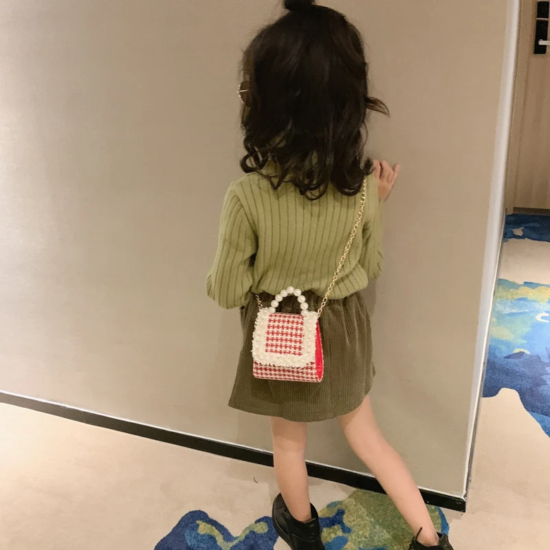 Title 1, Girls Pearl Portable Messenger Shoulder Bag. St...
