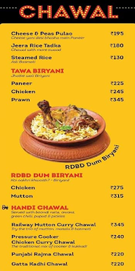 Rang De Basanti Dhaba- Kankurgachi menu 1