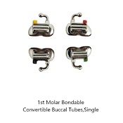 [Chính Hãng] Mắc Cài R6 1 Ống Convertible (1St Molar Bondable Convertible Mbt Buccal Tubes, Single)_Dtc