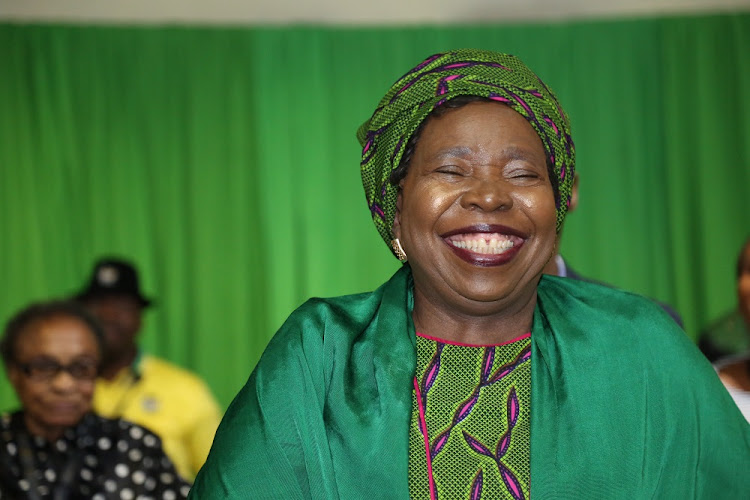 December 5,2017 A jubilant Nkosazana Dlamini Zuma made a surprise arrival before the closing of the KZN ANC PGC in Durban after she was nominated as the Presidential candidate