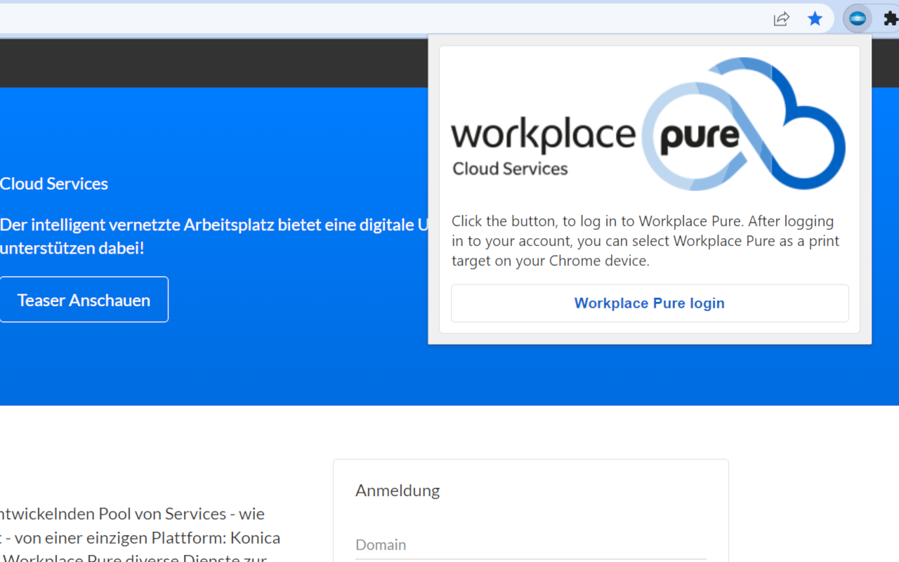 Workplace Pure Browser Extension Preview image 2