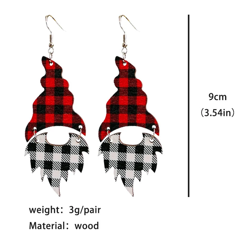 Pendientes de Parche con Árbol de Navidad Colorido para Celebrar la Moda Festiva y Añadir un Toque de Alegría Navideña a tu Estilo.