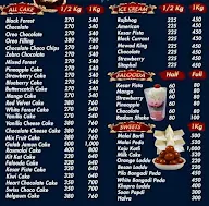 Shree Nath Ice Cream And Cake Shop menu 1