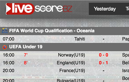 LiveScore.BZ - Live Football Scores Preview image 0