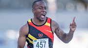 Akani Simbine took silver in the 100m final.