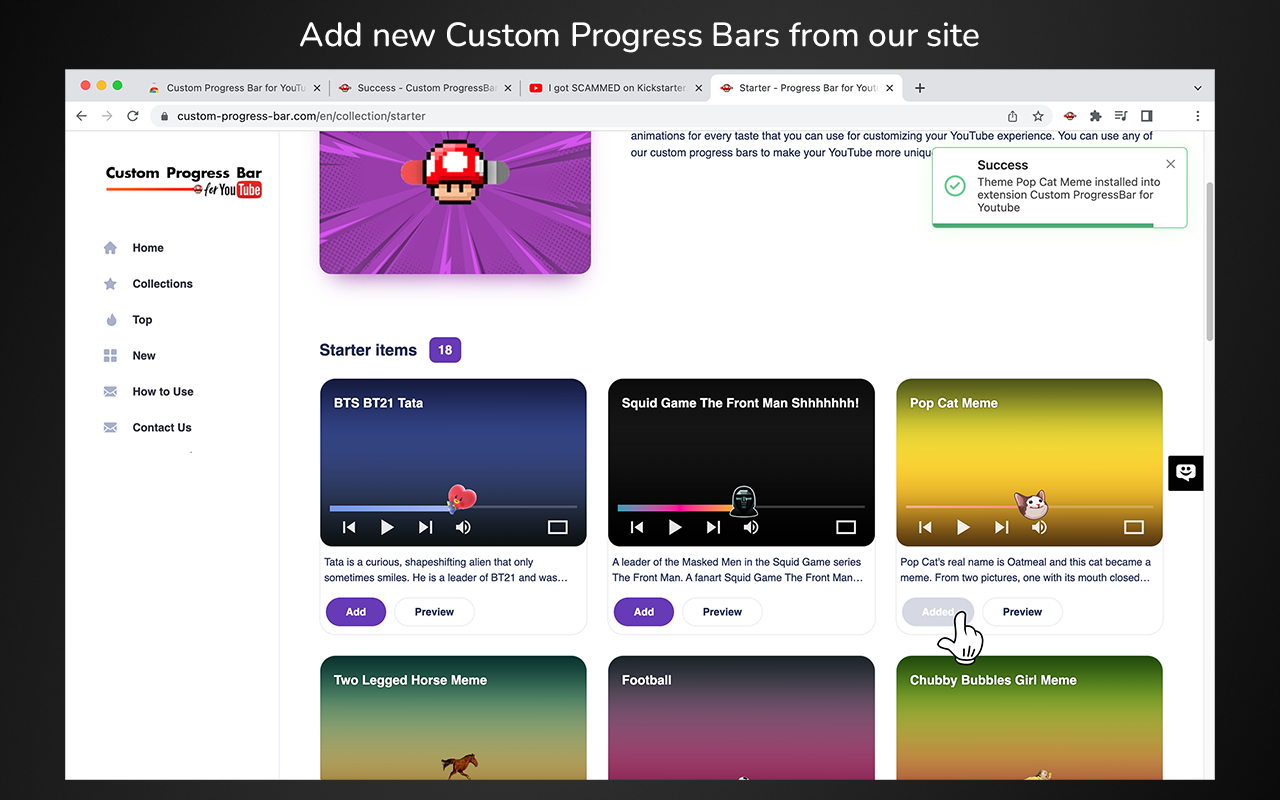 Custom Progress Bar for YouTube™ Preview image 8