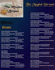 The Mughal Biryani menu 4