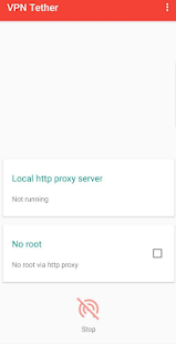 VPN Tether (share VPN connections) Screenshot