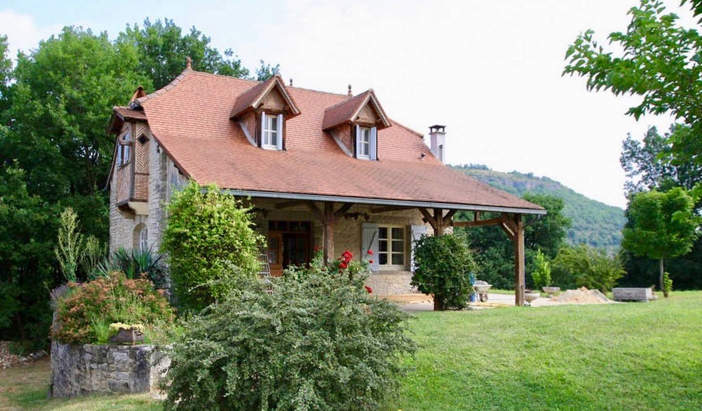 House with pool and garden Figeac