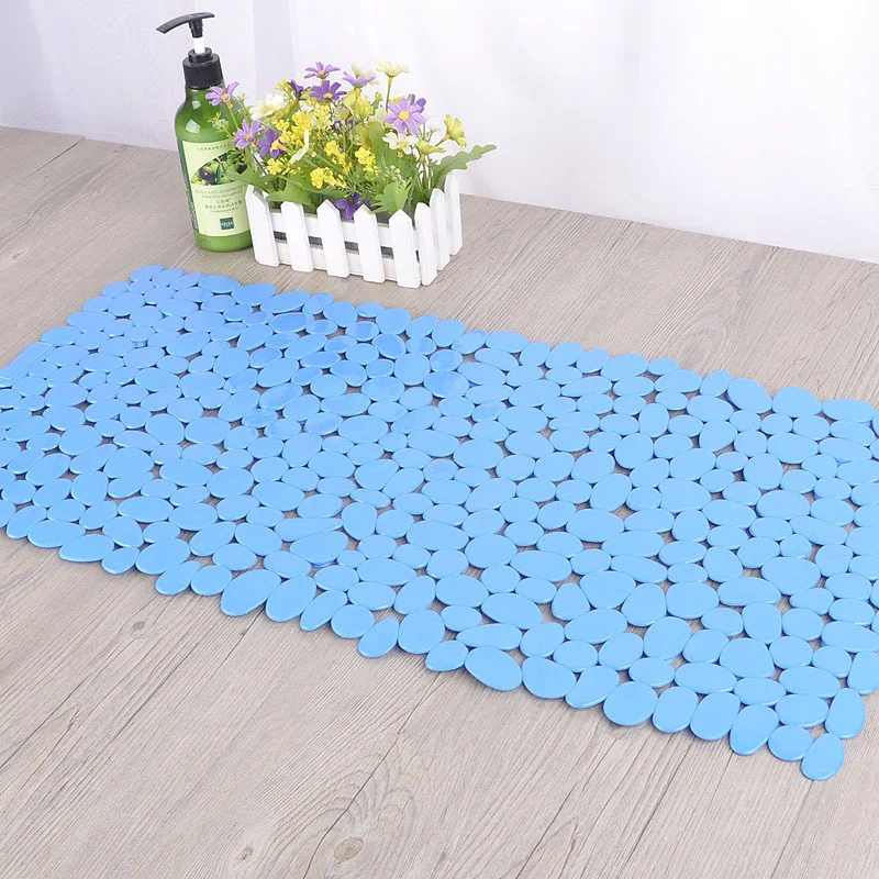 Pebble Umweltfreundliche PVC Badematte, rutschfest, bietet Sicherheit im Badezimmer, langlebig, leicht zu reinigen, ideal für Dusche und Badewanne.