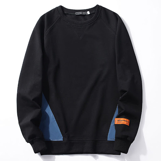Title 7, Mens Youth Trend Sweater, Round Neck Long-slee...