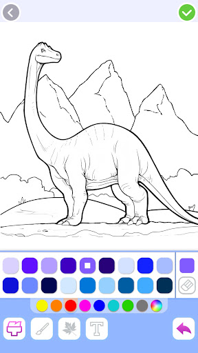 Screenshot Dino Coloring: Dinosaur games