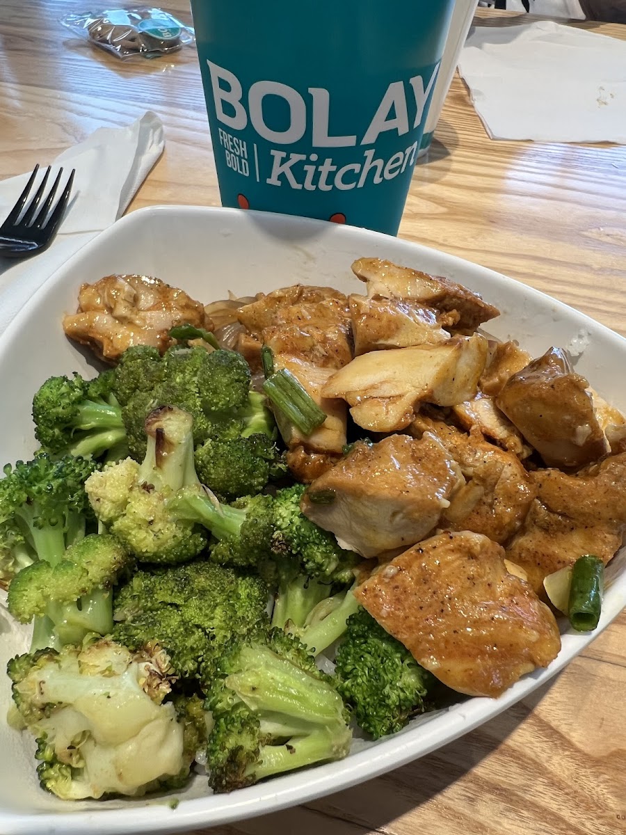 Teriyaki Chicken, Broccoli, and Rice Bowl