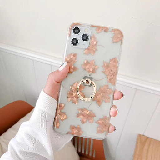 Title 1, Compatible Maple Leaf Transparent Phone Case Pr...