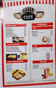 Kishan Cafe menu 1