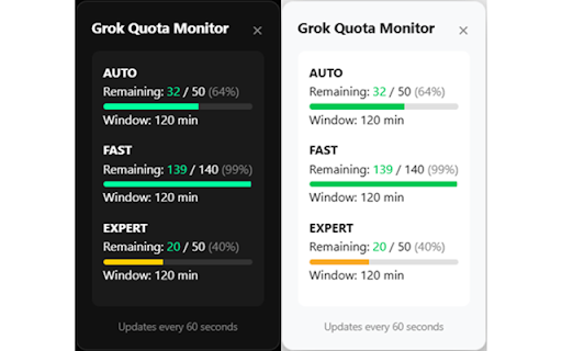 Grok Quota Monitor