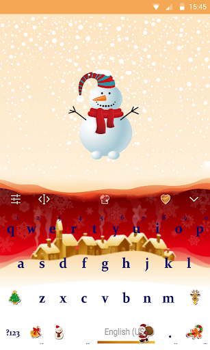 Emoji Keyboard-Christmas Snow