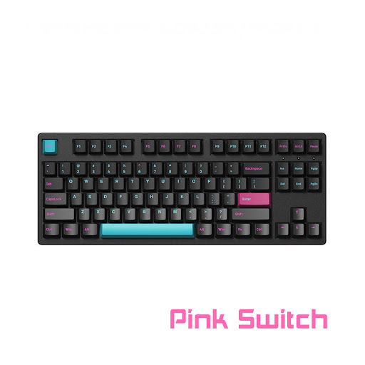 Bàn phím cơ Akko 3087 DS Midnight V2 Pink Switch