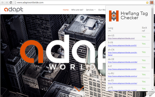 Hreflang Tag Checker
