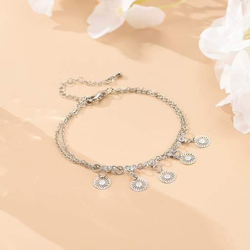 Title 6, New sweet and exaggerated retro anklet for wome...