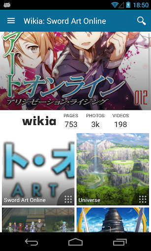 Wikia: Sword Art Online