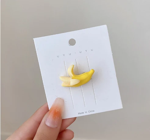 Internet Celebrity Food Barrettes Dames Zijclips voor Haar Leuke Accessoires voor een Unieke en Moderne Look