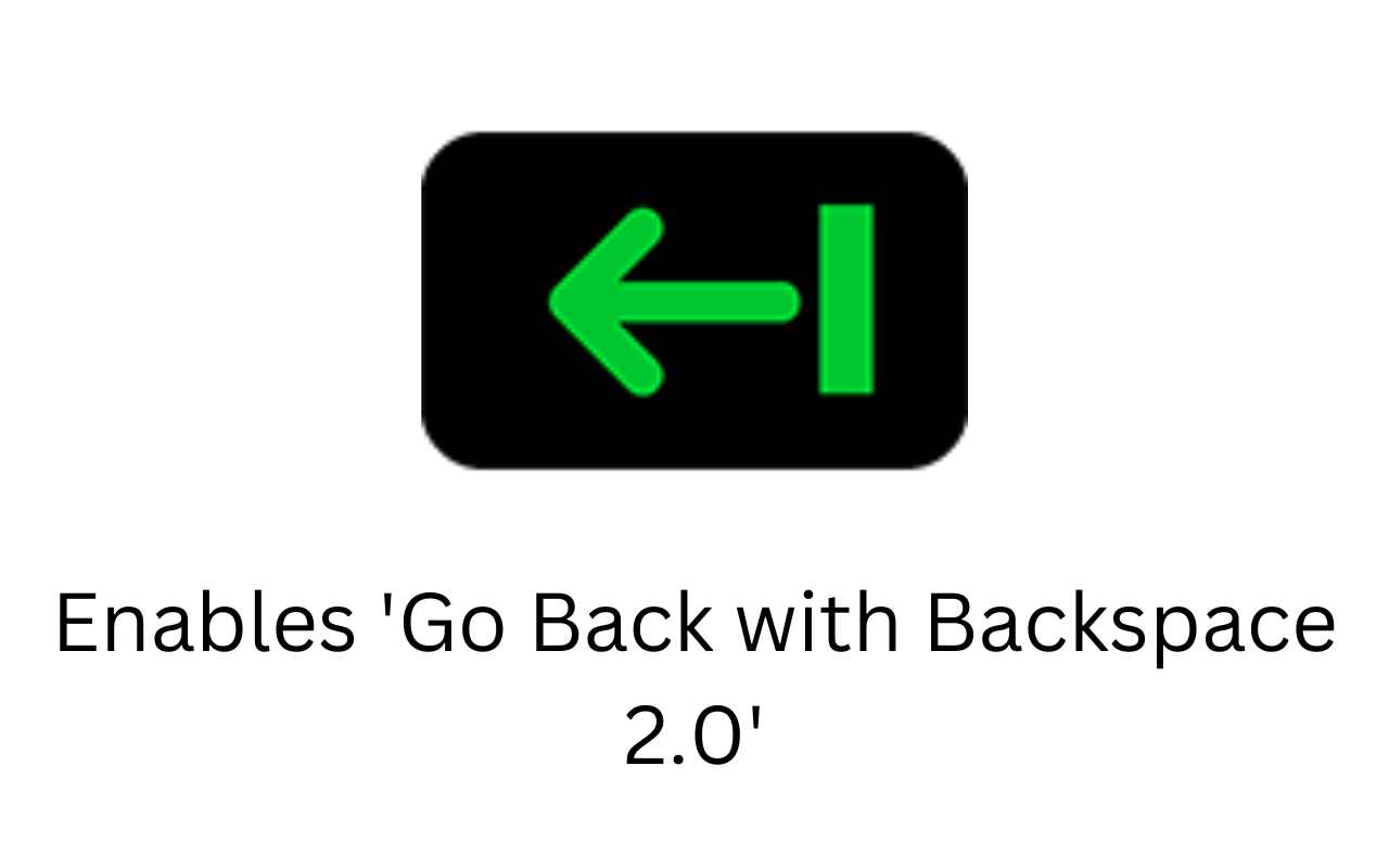 Go Back with Backspace 2.0 Preview image 0