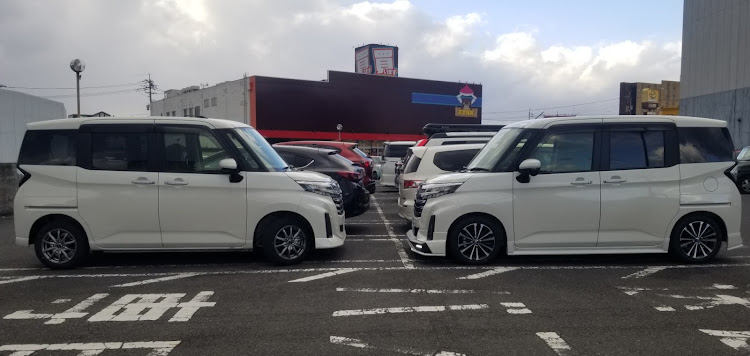 ルーミーカスタムのルーミーカスタムG-T・ルーミーカスタム・新車納車・ホイールかえたい病に関するカスタム事例の投稿画像3枚目