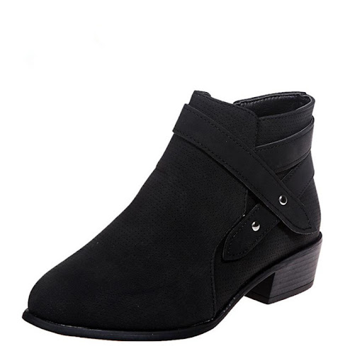 Title 2, Large Size Single Boots for Women with Thick He...