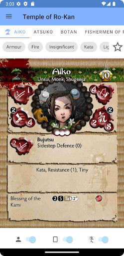 Screenshot Bushido Companion